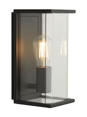 Searchlight Dark Grey and Clear Nairobi Outdoor Wall Light - Image 2 of 4