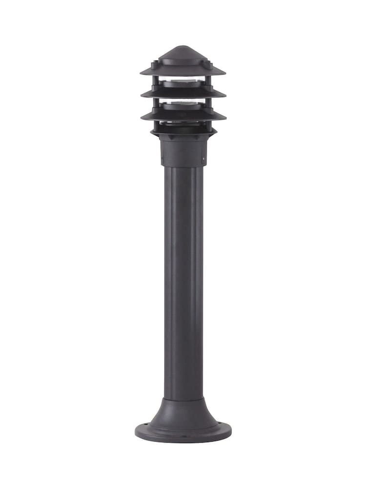 Searchlight Black Lancelot Sleek Outdoor Post Light - Image 2 of 4