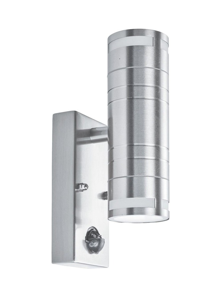 Searchlight Stainless Steel Liberty Double Outdoor PIR Wall Light - Image 2 of 4 Searchlight Stainless Steel Liberty Double Outdoor PIR Wall Light - Image 2 of 4
