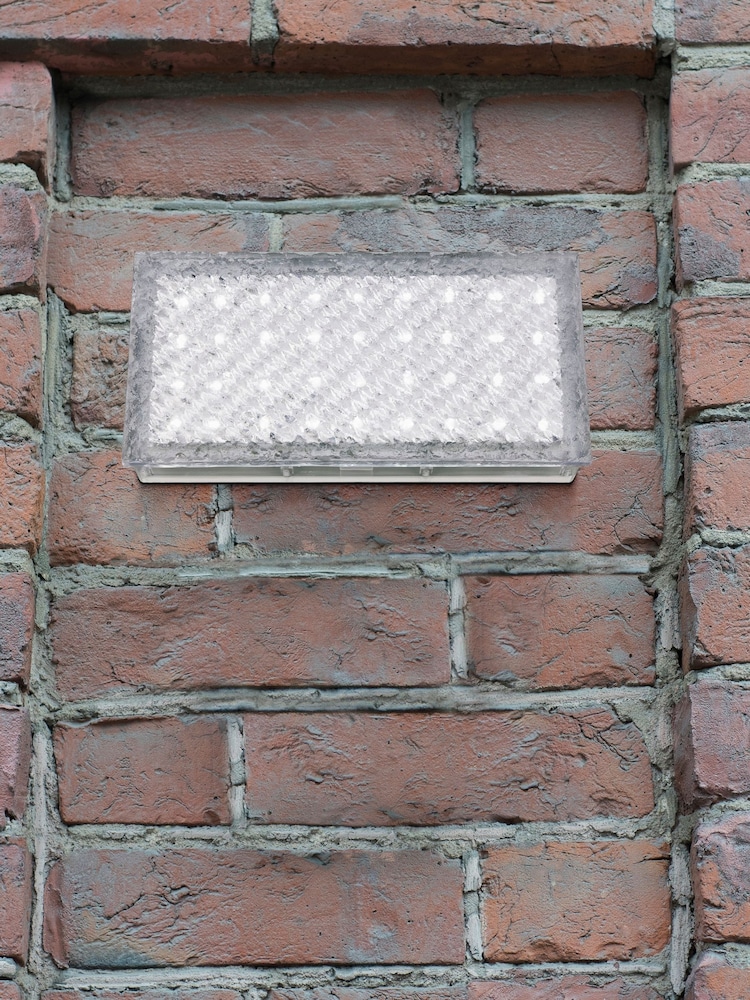 Searchlight White and Clear Edge Glow Wall Outdoor Recessed Light - Image 1 of 3