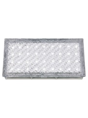 Searchlight White and Clear Edge Glow Wall Outdoor Recessed Light - Image 2 of 3