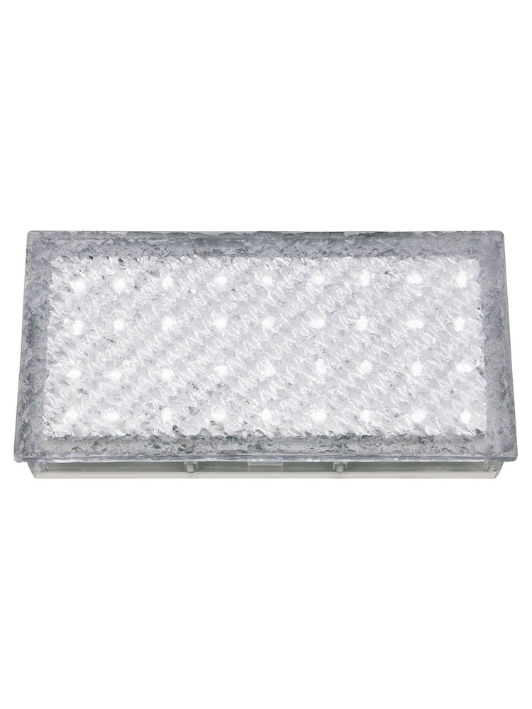 Searchlight White and Clear Edge Glow Wall Outdoor Recessed Light - Image 2 of 3