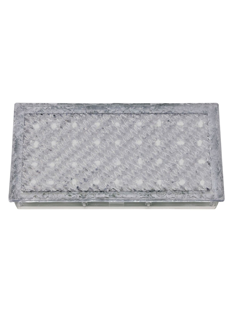 Searchlight White and Clear Edge Glow Wall Outdoor Recessed Light - Image 3 of 3