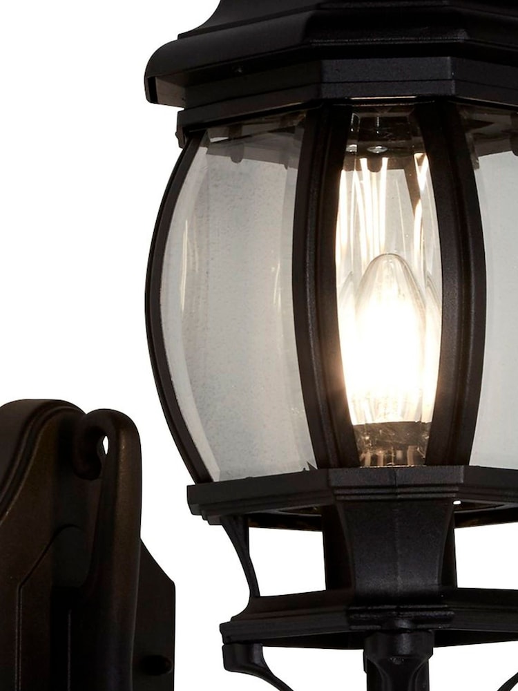 Searchlight Black Aslan Outdoor Wall Light - Image 4 of 4