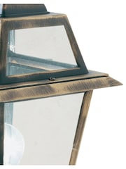 Searchlight Black and Gold Cannes Outdoor Uplight Wall Light - Image 4 of 4