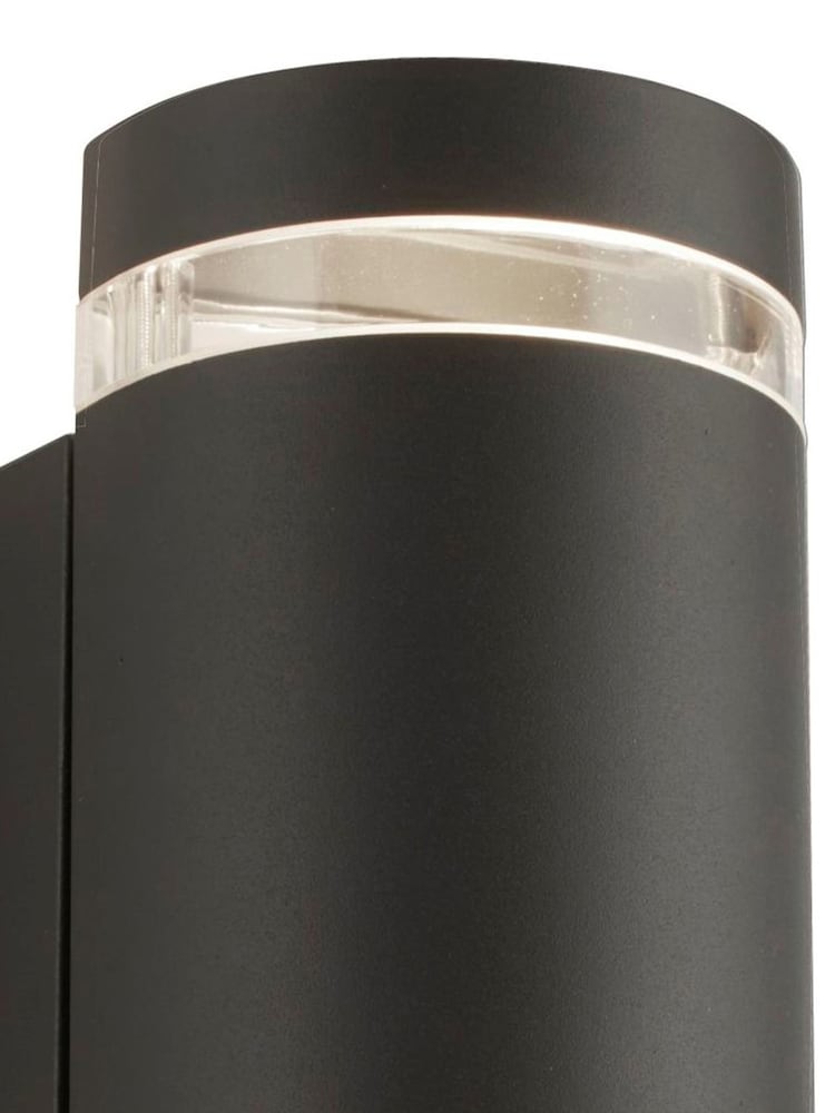Searchlight Grey and Clear Durham GY Outdoor 2Lt Wall Light - Image 4 of 4