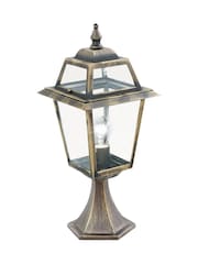 Searchlight Black and Gold Cannes Outdoor Post Light - Image 2 of 3