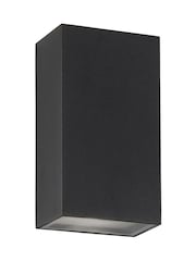 Searchlight Black and Silver Lima Outdoor Wall Light - Image 3 of 4