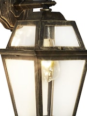 Searchlight Black and Gold Cannes Wall Outdoor Downlight - Image 4 of 4