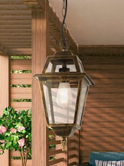 Searchlight Black and Gold Cannes Pendant Lantern - Image 1 of 4