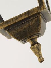 Searchlight Black and Gold Cannes Pendant Lantern - Image 4 of 4