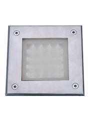 Searchlight Stainless Steel Edge Glow LED Recessed Square Walkover Outdoor Wall - Image 2 of 4