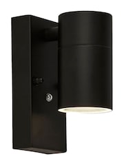 Searchlight Black White and Clear Berlin Outdoor Wall Light - Image 3 of 4
