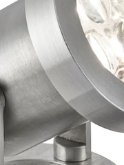 Searchlight Satin Silver Apex LED Outdoor Spotlight - Image 4 of 4