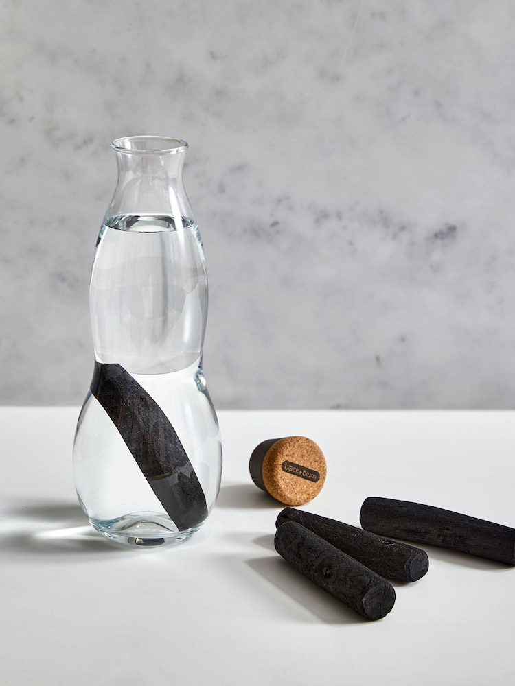Black & Blum Eau Carafe & X4 Active Charcoal Water Filter - Image 1 of 6