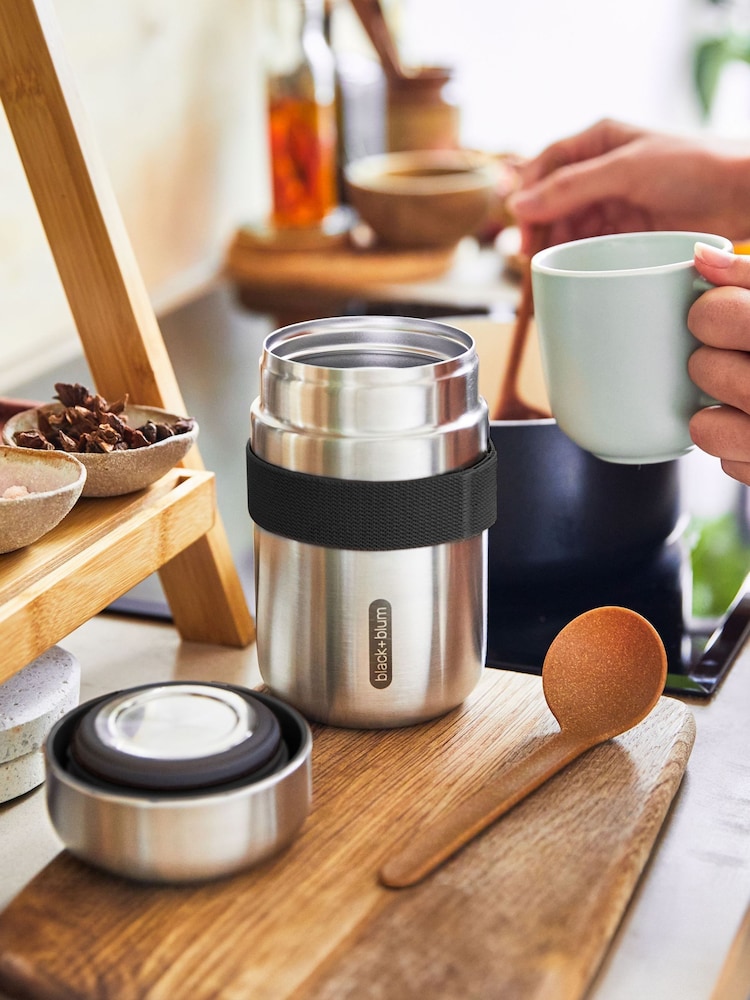 Black & Blum Black Insulated Food Flask - Image 1 of 6