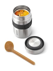 Black & Blum Black Insulated Food Flask - Image 5 of 6