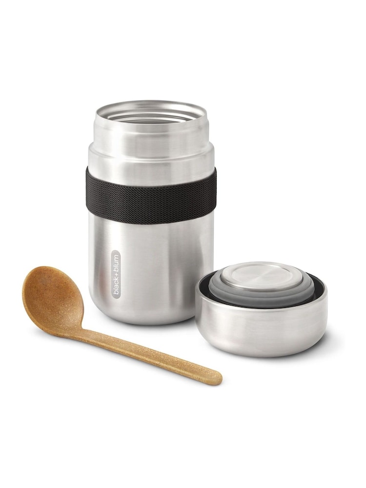 Black & Blum Black Insulated Food Flask - Image 6 of 6