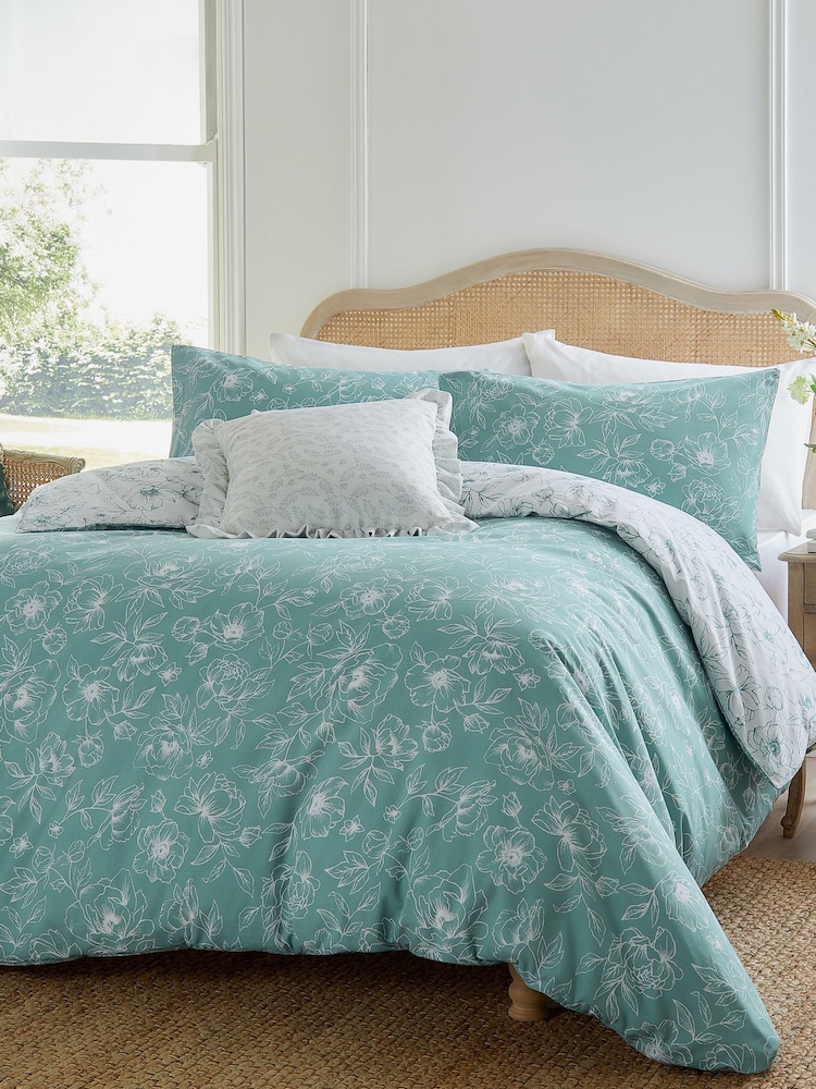 Wylder Blue Bella Duvet Set - Image 2 of 4 Wylder Blue Bella Duvet Set - Image 2 of 4