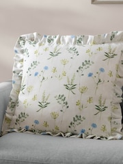 Wylder White Meadow Fibre Filled Cushion - Image 1 of 7
