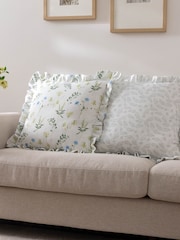 Wylder White Meadow Fibre Filled Cushion - Image 6 of 7