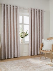 Wylder Natural Bella Eyelet Curtains - Image 1 of 4