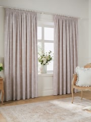 Wylder Natural Bella Pencil Pleat Curtains - Image 1 of 4