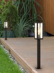 Searchlight Black Baku Large Outdoor Post Light - Image 1 of 4