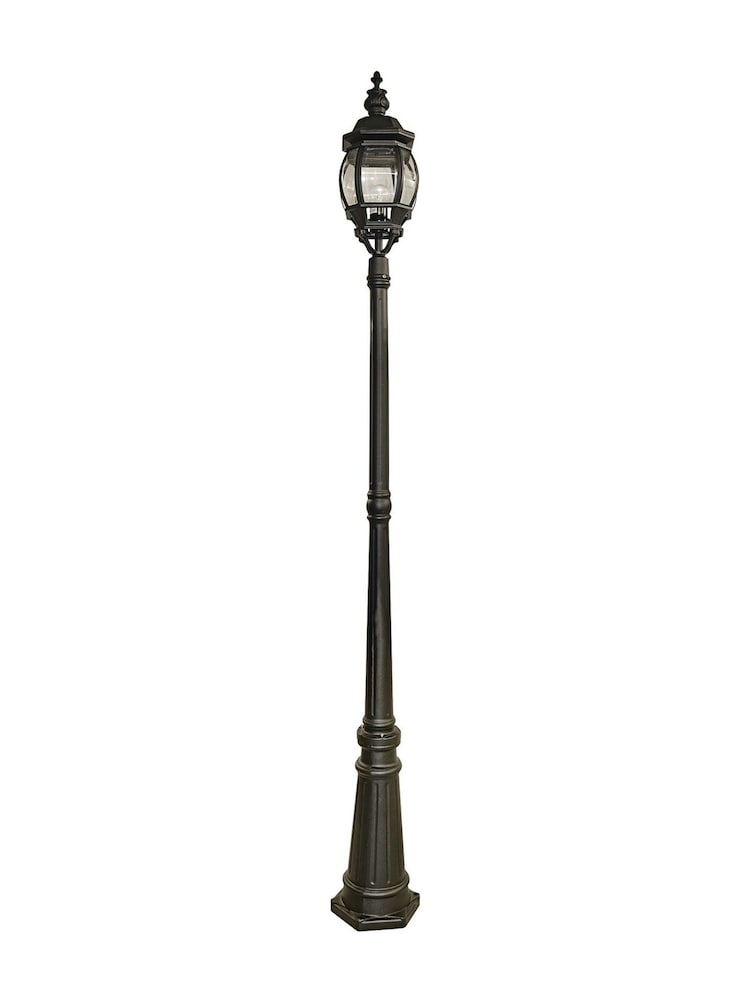 Searchlight Black Aslan Outdoor Post Light - Image 2 of 4