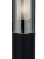 Searchlight Matt Black and Smoked Palmer Large Outdoor Post Light - Image 4 of 4