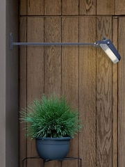 Searchlight Black Summit Outdoor Wall Light - Image 1 of 4