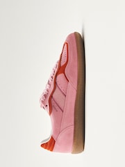 Alohas Pink Tb 490 Rife Shimmer Leather Sneakers - Image 5 of 7