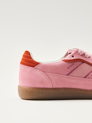 Alohas Pink Tb 490 Rife Shimmer Leather Sneakers - Image 7 of 7