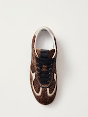 Alohas Leopard Tb 490 Rife Shimmer Leather Sneakers - Image 4 of 7