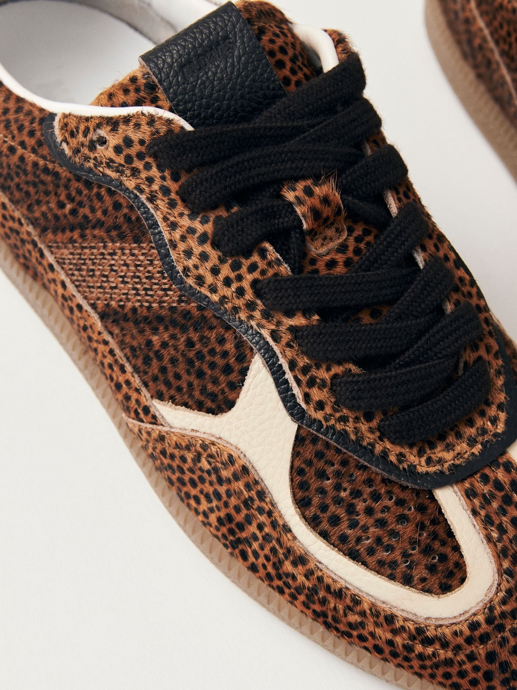 Buy Alohas Leopard Tb 490 Rife Shimmer Leather Trainers from the