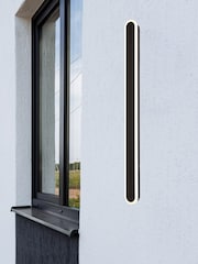 Searchlight Sand Black Guadia Extra Large LED Outdoor Wall Light - Image 1 of 4