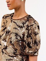 Lipsy Print Puff Sleeve T-Shirt - Slika 2 iz 4