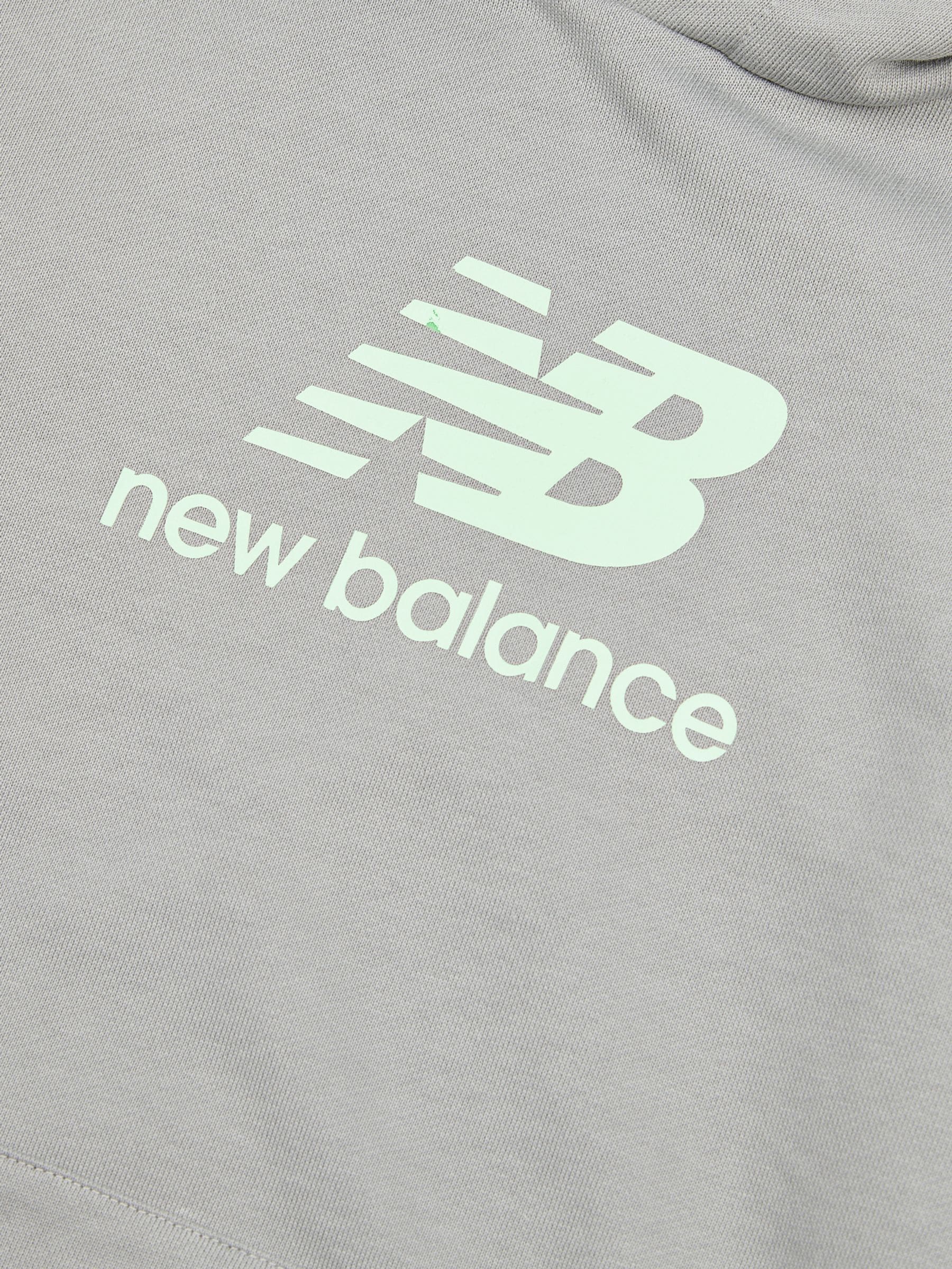 Buy New Balance Grey Kids French Terry Logo Hoodie Jog Set from