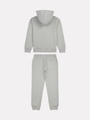 New Balance Grey Kids French Terry Logo Hoodie Jog Set - Image 7 of 10