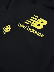 New Balance Black Kids French Terry Logo Hoodie Jog Set - Image 10 of 10