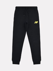 New Balance Black Kids French Terry Logo Hoodie Jog Set - Image 8 of 10