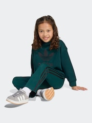 adidas Originals Green Loose Little Kids Sweatshirt and Flared Leggings Set - Image 6 of 10
