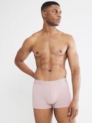 River Island Pink Mixed Pastel Jacquard Trunks 4 Pack - Image 2 of 4