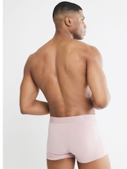 River Island Pink Mixed Pastel Jacquard Trunks 4 Pack - Image 3 of 4