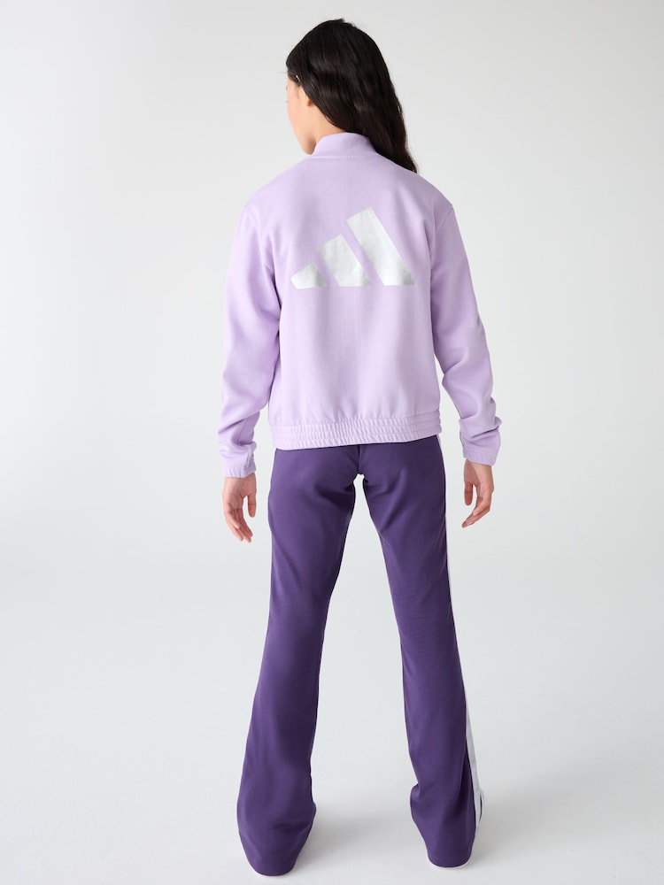adidas Purple Glam Kids Tracksuit - Image 2 of 8 adidas Purple Glam Kids Tracksuit - Image 2 of 8