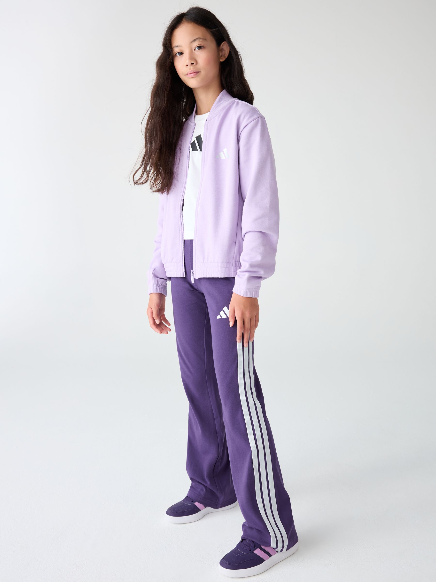 Buy adidas Purple Glam Kids Tracksuit from Next USA