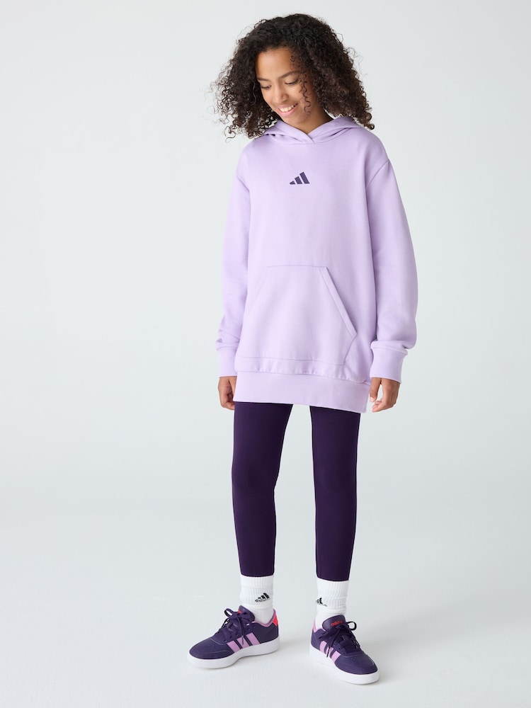 adidas Purple Kids Hoodie and Leggings Set - Image 2 of 11 adidas Purple Kids Hoodie and Leggings Set - Image 2 of 11