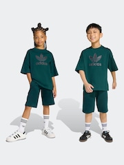 adidas Originals Green Trefoil Kids Sweatshirt - Image 5 of 6