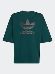 adidas Originals Green Trefoil Kids Sweatshirt - Image 6 of 6