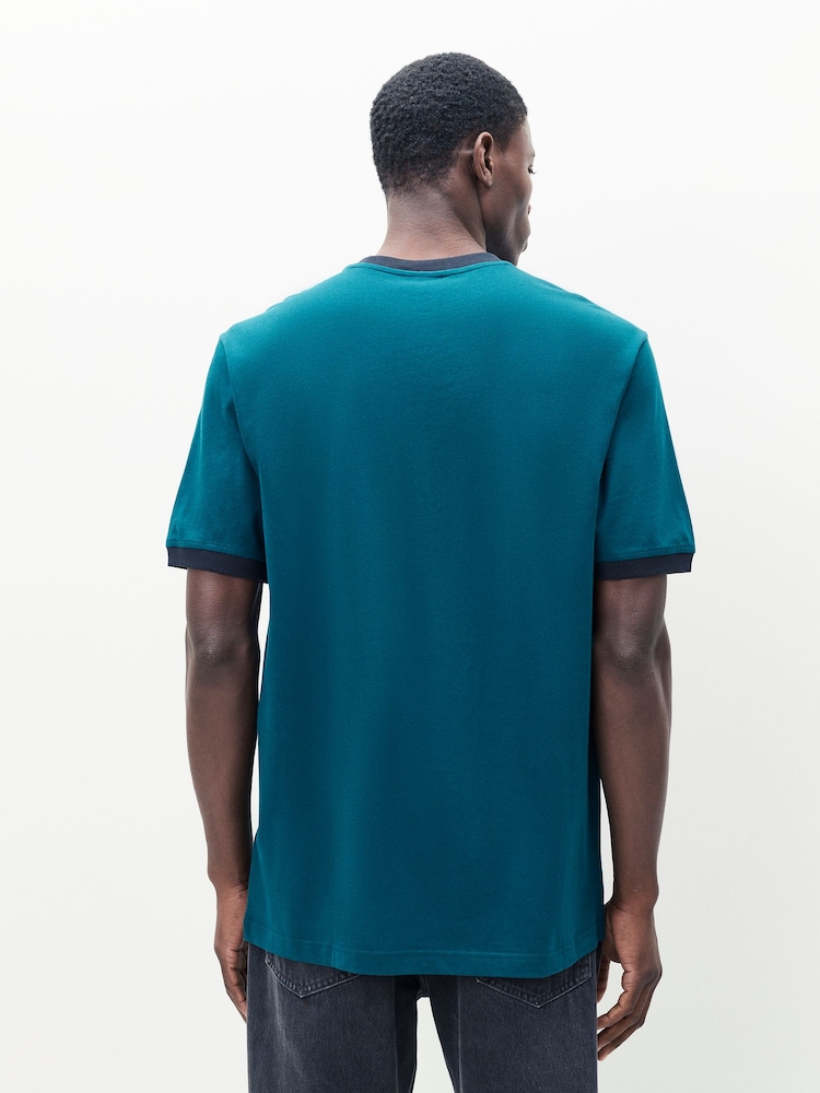 adidas Originals Green Oversize 100% Cotton T-Shirt - Image 2 of 5 adidas Originals Green Oversize 100% Cotton T-Shirt - Image 2 of 5